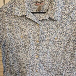 Wrangler Floral Button-Up Shirt